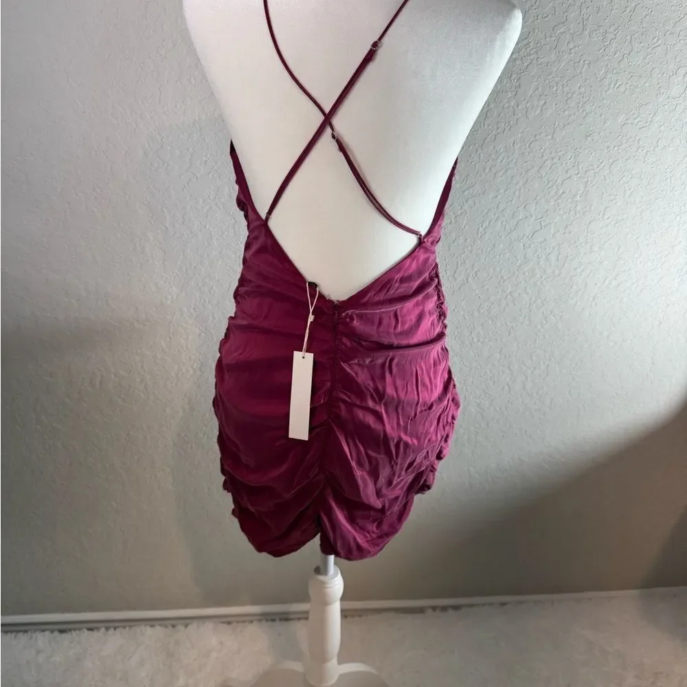 For Love & Lemons Allie Mini Dress Size L NWT - Picture 7 of 11